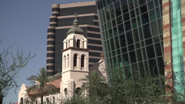 Церква Сучасні Будівлі Сполучені Штати Америки — стокове відео