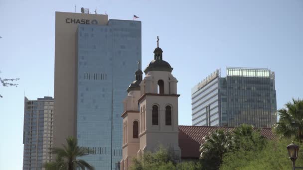 Wieże Kościelne Chase Tower — Wideo stockowe