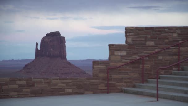 Cliff Monument Valley — Stock Video