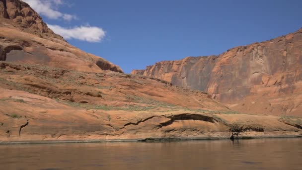 Colorado River Arid Cliffs — Wideo stockowe