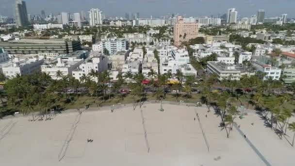 Vista Aérea Miami Beach — Vídeos de Stock