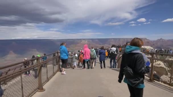 Pessoas Grand Canyon — Vídeo de Stock