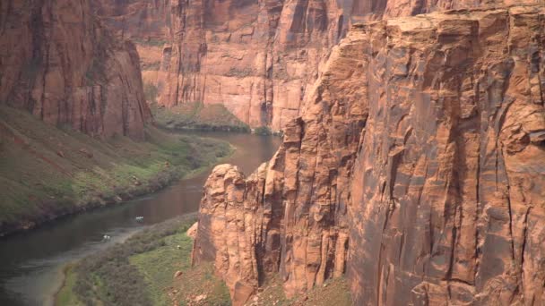 Rivière Colorado Dans Canyon — Video