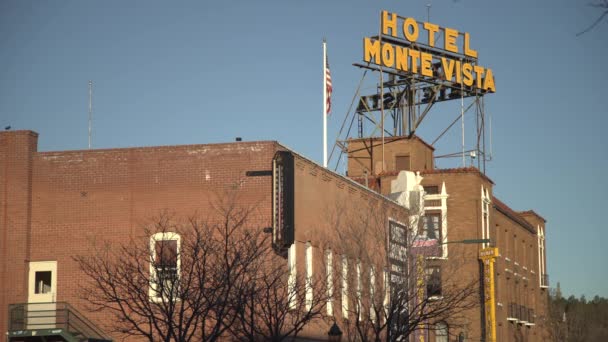 Hotel Monte Vista Arizonie — Wideo stockowe