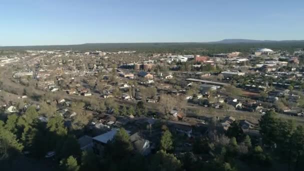 Luchtfoto Van Flagstaff — Stockvideo