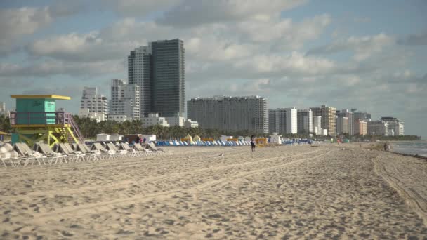 Miami Beach Соединенные Штаты Америки — стоковое видео