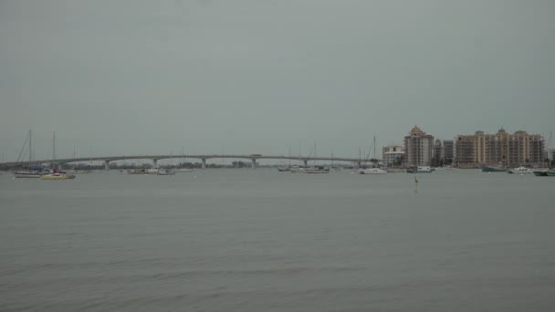 Bahía Puente Sarasota — Vídeos de Stock