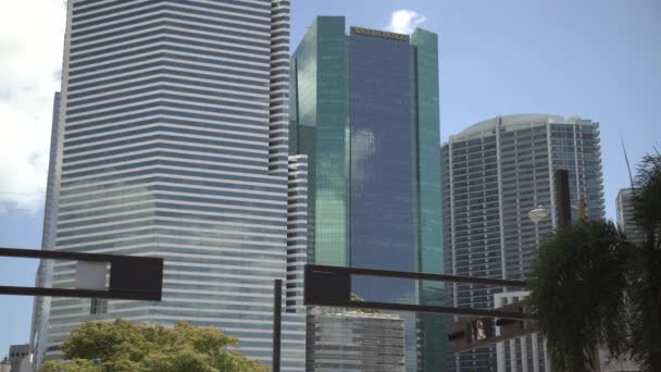 Edificios Modernos Miami — Vídeos de Stock