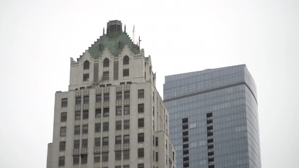 Naklonění Dolů Park Tower Chicago Spojené Státy Americké — Stock video