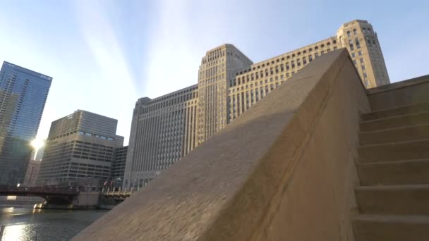 Merchandise Mart Byggnaden Chicago — Stockvideo