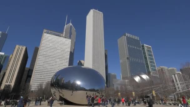 Bean Plaza Chicago Amerikai Egyesült Államok — Stock videók