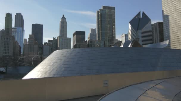 Bridge Edificios Chicago Estados Unidos América — Vídeos de Stock