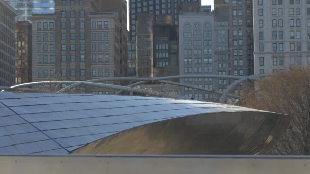 Köprüsü Nden Görünen Binalar Amerika Birleşik Devletleri — Stok video