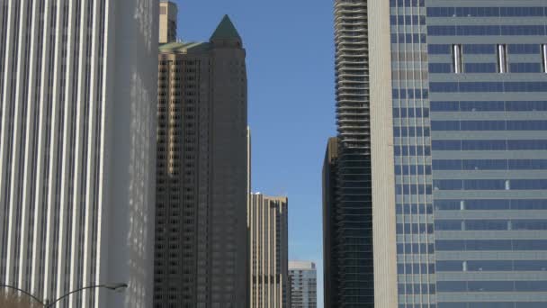Сучасні Будівлі Чикаго — стокове відео