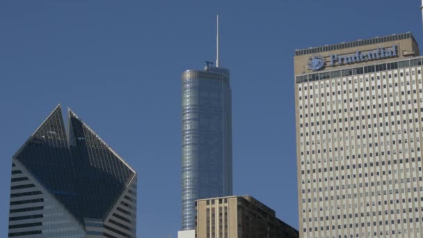 Las Torres Prudential Trump International Estados Unidos América — Vídeos de Stock