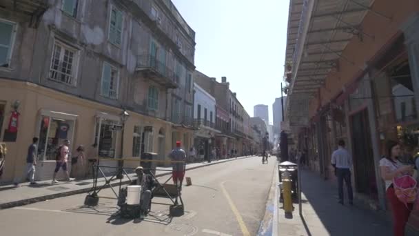 Вулиця Новому Орлеані Сполучені Штати Америки — стокове відео