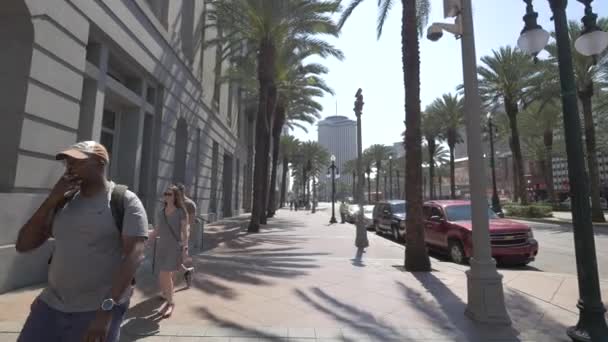 Street New Orleans Amerikai Egyesült Államok — Stock videók