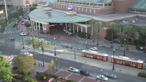 High Angle Boulevard New Orleans United States America — Video