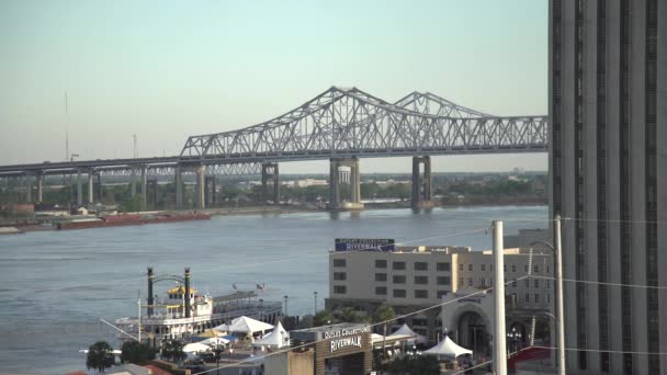 Greater New Orleans Bridge Stati Uniti America — Video Stock