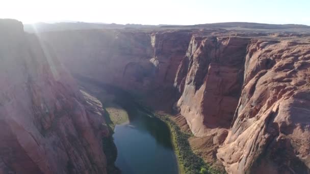 Aerial View Colorado River Arizona — Stockvideo