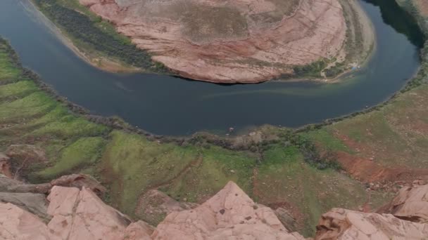 Widok Powietrza Rzekę Kolorado — Wideo stockowe