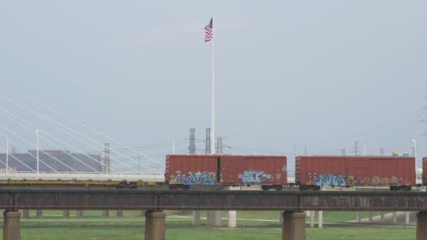 Puente Tren — Vídeos de Stock