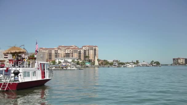 Hafen Clearwater Usa — Stockvideo
