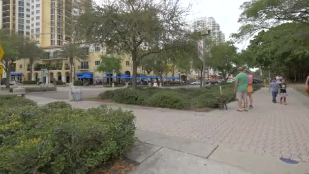 フロリダ州セントピーターズバーグにストリート — ストック動画