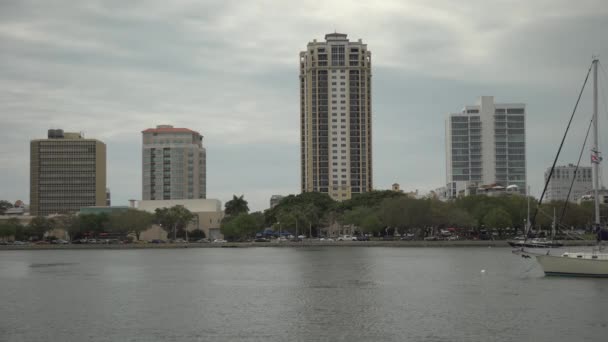 Edifícios Altos San Petersburg Flórida — Vídeo de Stock