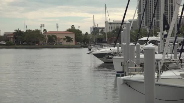 Човни Гавані — стокове відео