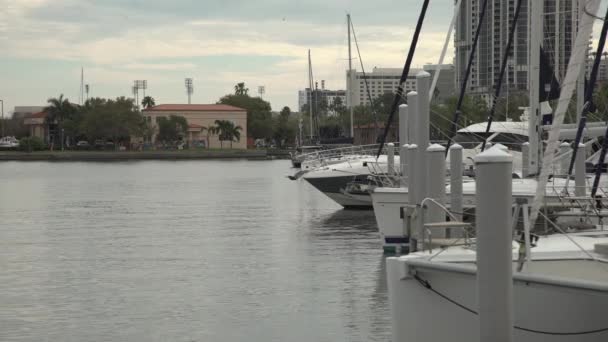 Barcos Puerto — Vídeos de Stock