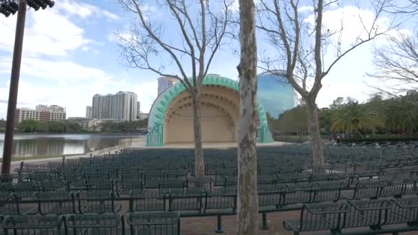 Anfiteatro Disney Nel Parco Del Lago Eola — Video Stock