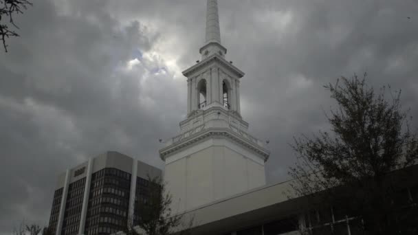 Luta Upp Orlando Florida Temple Spira — Stockvideo