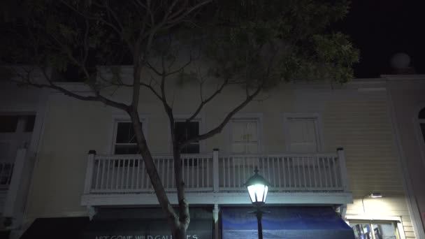 Árbol Una Casa Balcón — Vídeos de Stock