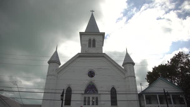 Angle Bas Une Église — Video