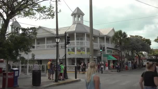 Kreuzung Key West — Stockvideo