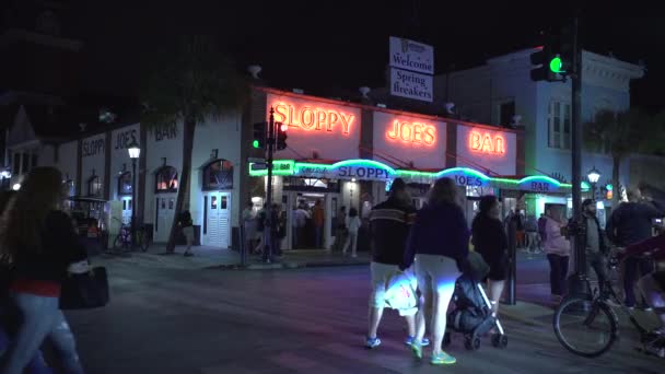 Bar Sloopy Joe Nocy — Wideo stockowe