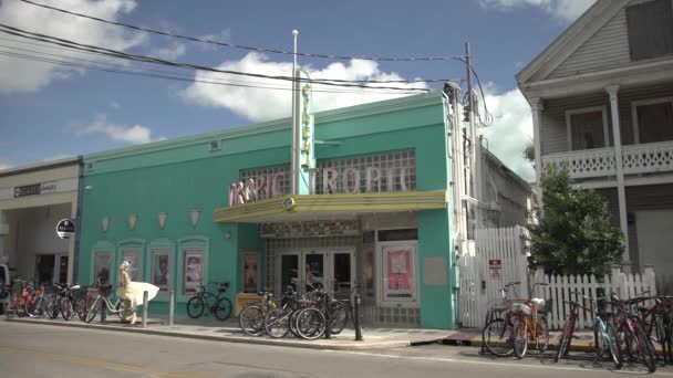 Tropenkino Auf Einer Straße — Stockvideo