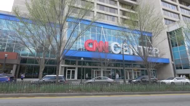 Het Cnn Centrum Atlanta — Stockvideo