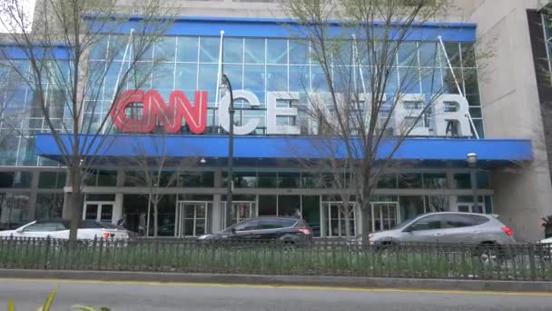 アトランタのCnnセンターの眺め — ストック動画