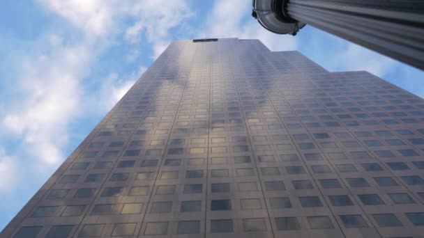 摩天大楼的低角度视图 — 图库视频影像