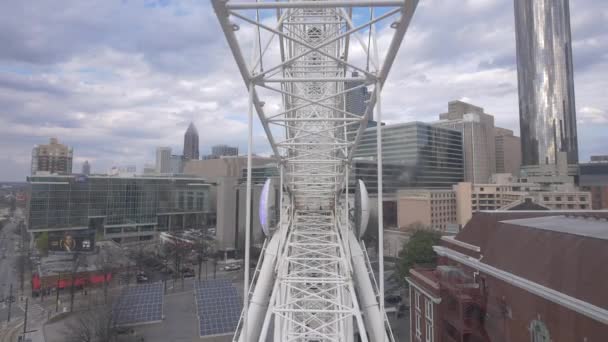 Utsikt Från Skyview Pariserhjul — Stockvideo