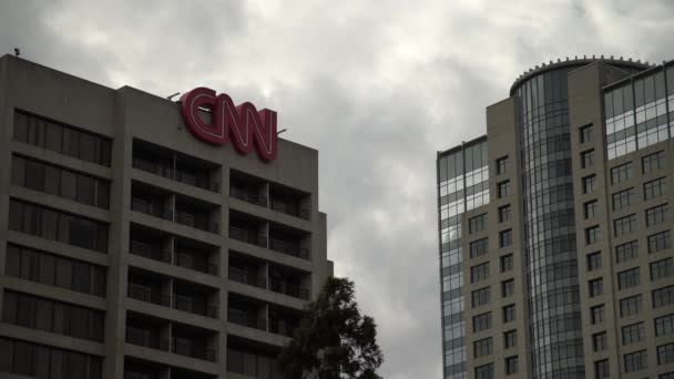 Vista Edifício Cnn — Vídeo de Stock