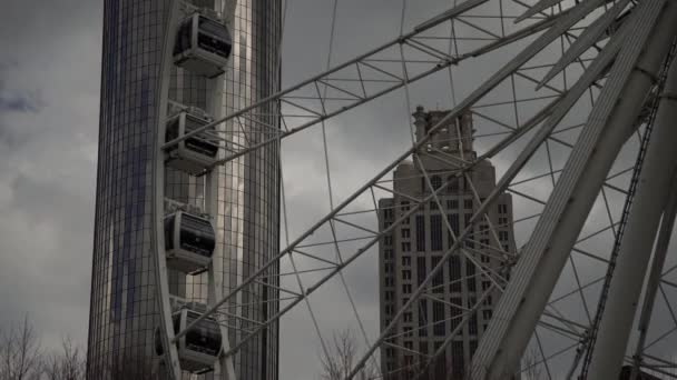 Rascacielos Noria Atlanta — Vídeos de Stock