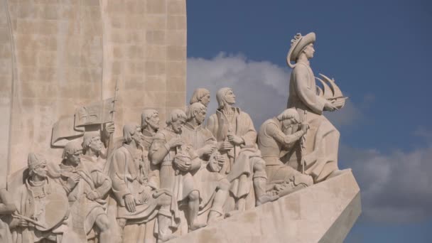 Early Navigators Lizbon Portekiz — Stok video
