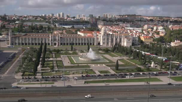 Jernimos Manastırı Mparatorluk Meydanı — Stok video