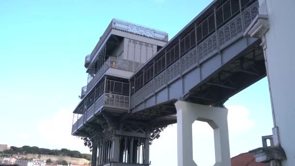 Terraço Passarela Elevador — Vídeo de Stock