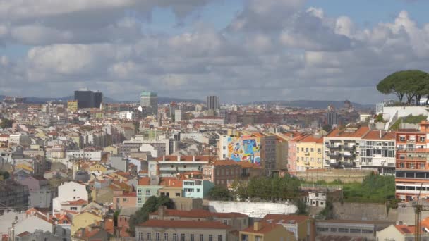 Cidade Lisboa Portugal Durante Dia — Vídeo de Stock