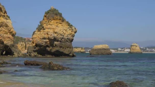 Скелі Скелі Морі — стокове відео