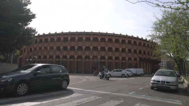 Plaza Toros Zaragoze — Stock video